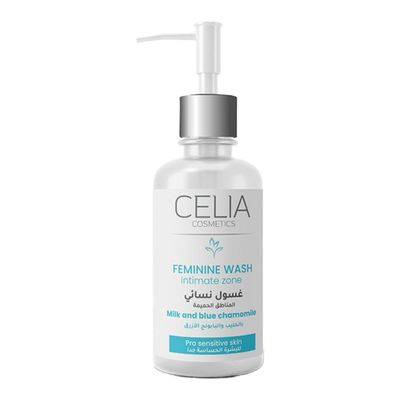 Celia Feminine Wash Intimate Zone With Milk & Blue Chamomile - 180ml