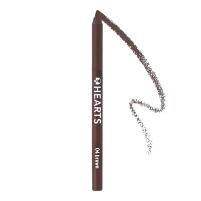 Hearts Waterproof Kohl Eyeliner Pencil Brown 04 - 1.2g