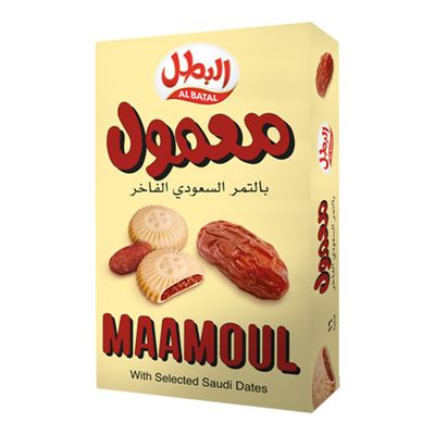 البطل معمول بالتمر السعودي الفاخر كرتون 19 جرام × 16