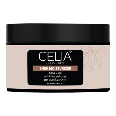 Celia Shea Moisturizer With Argan Oil Rich In Vitamin C & E For Body & Hand - 300g