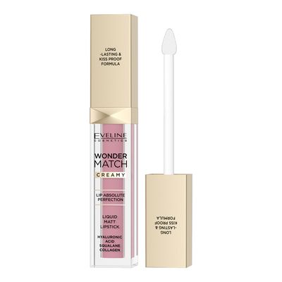 Eveline Wonder Match Creamy Liquid Matt Lipstick - No.01 Angel Rose
