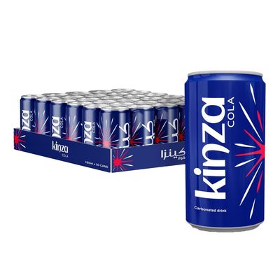 Kinza Soft Drink Cola - 185ml × 30