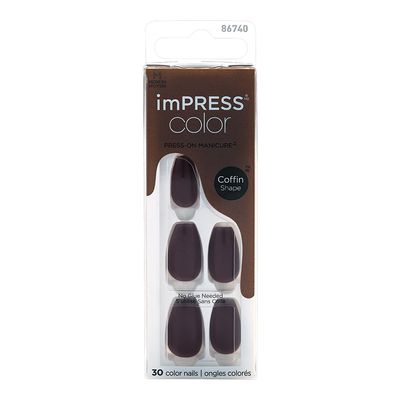 imPRESS - Press-On Nails -Coffin Shape Medium Length No.86740 - 30 Pieces