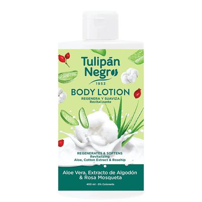 Tulipan Body Lotion Aloe, Cotton & Rosehip - 400ml