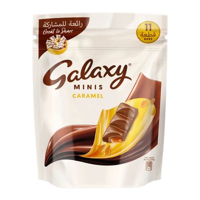 جالكسي شوكولاتة بالكراميل ميني - 11 قطعة - 154 جرام