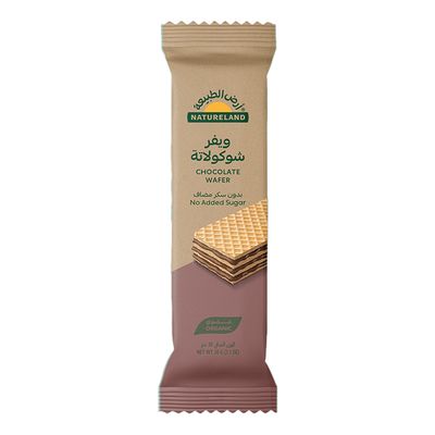 Natureland Wafer Chocolate Flavored Without Added Sugar 30 G