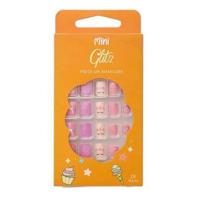 Glitz Press On Nails for Kids Unicorn #6 - 24 pieces