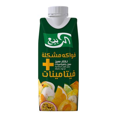 الربيع نكتار بنكهة الفواكه المشكلة مع الفيتامينات 250 مل