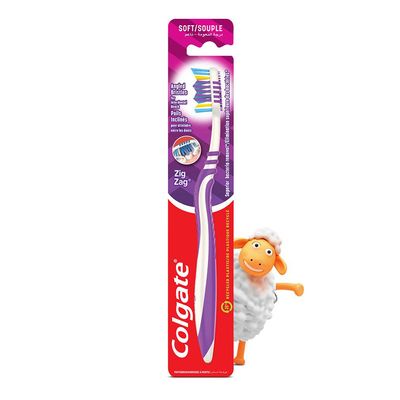  كولجيت فرشاة اسنان ناعمة زيك زاك
