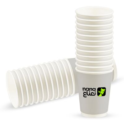 نعناع  اكواب ورقية للمشروبات الساخنة عالية الجودة 12 اونص 25 حبة