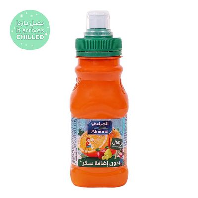 Almarai Juice Orange & Mixed Fruit Flavor No Added Sugar - 180ml