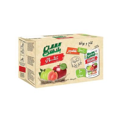 Sun Blast Juice Apple & Guava Organic 200 ML × 10 Box