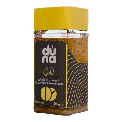 Duna Instant Coffee Gold Rich Aroma & Smooth Taste - 200g