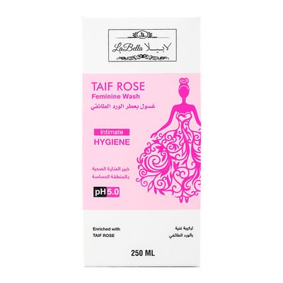 Labella Feminine Wash For Sensitive Areas With Taif Rose 250 Ml