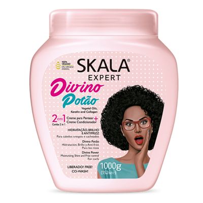 Skala Expert Divino Potão Leave-in And Conditioner 2-in-1 For Curly And Coily Hair - 1000g