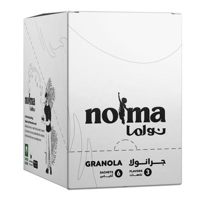 نولما جرانولا ميني نكهات منوعة - 40 جرام × 6