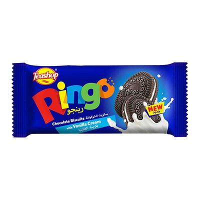 Ringo Biscuit Chocolate With Vanilla Cream 38 G