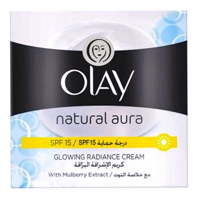 اولاي كريم الوجه الإشراقة البراقة بدرجة حماية 15 مع خلاصة التوت 50 جرام
