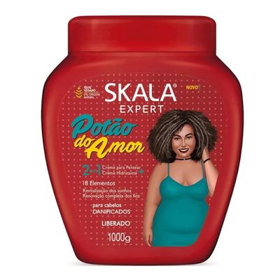 سكالا إكسبرت بوتاو دو أمور كريم شعر 2 في 1  لإصلاح وتجديد الشعر التالف بعمق - 1000 جرام