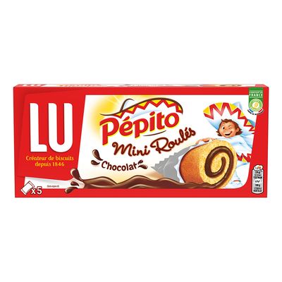 LU Pépito Mini Cake Rolls Filled With Chocolate -150g