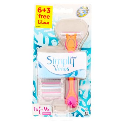 Venus Shaver 3 Blade For Women 6+3 Free