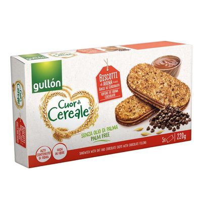 Gullon Sandwich Biscuit Filled With Chocolate 220 G