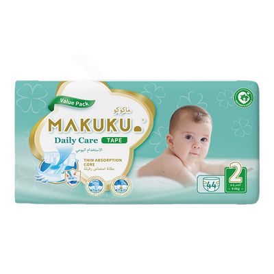 Makuku Diapers Daily Care With Tape Size 2 44 Pieces