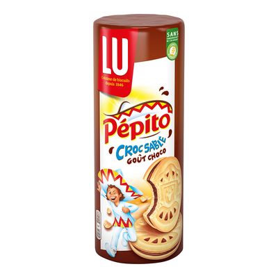 LU Pépito Croc'Sablé Biscuit with Chocolate Filling - 294g