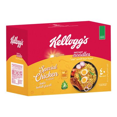 كلوقز نودلز بنكهة الدجاج الخاصة 75 جرام × 40