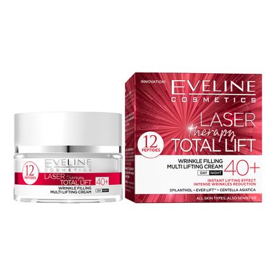 Eveline Cosmetics Laser Therapy Day And Night Wrinkle Filling Multi Lifting Cream 40+ - 50ml