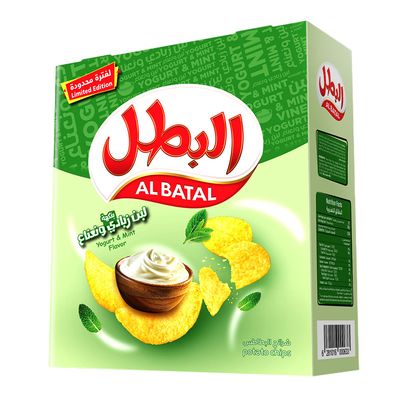 Albatal Chips Yogurt & Mint Flavor 23 G × 12 