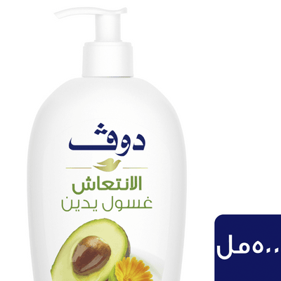 دوف صابون سائل لليدين بزيت الافوكادو وخلاصة الاذريون 500 مل