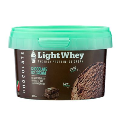 لايت واي آيس كريم بنكهة الشوكولاتة 22.5 % جرام بروتين بدون إضافة سكر مستورد 200 مل