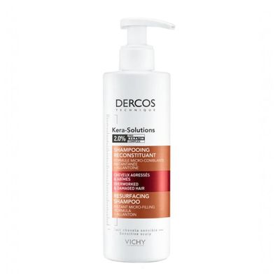 Vichy Dercos Kera-Solutions Shampoo 2% Keratin For Damaged Hair - 250ml
