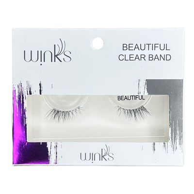 Winks Clear Band Lashes - Beautiful