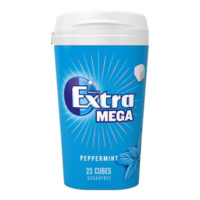 Extra Gum Peppermint flavor Mega Sugar Free 23 Pieces 51.5 G