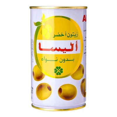 أليسا زيتون اخضر بدون نواه 340 جرام