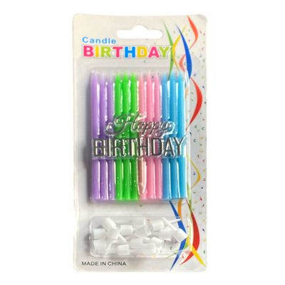 Birthday Candles Colored