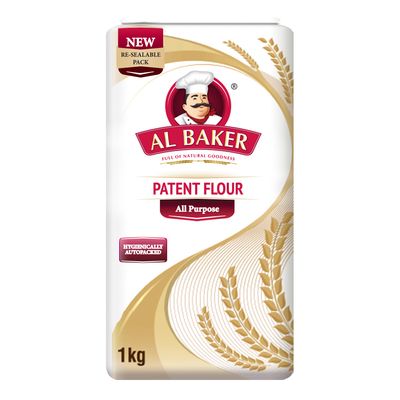 Al Baker Flour White For All Purpose - 1kg