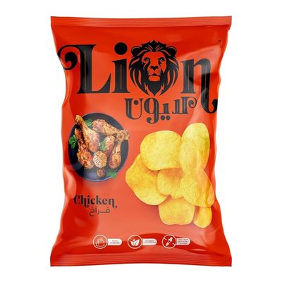Lion Chips Chicken Flavor - 80g