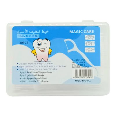 ماجيك كير خيط تنظيف الاسنان 30 حبة