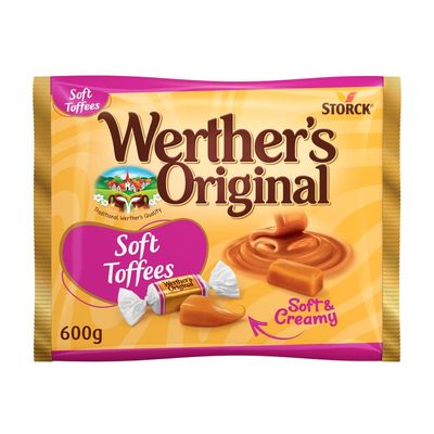 Werther's Original Soft Toffees Caramel With Butter And Cream - 600g