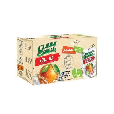 Sun Blast Juice Orange Organic 200 ML × 10 Box 