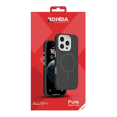 XONDA Pure Magsafe Phone Case Black - iPhone 16 Pro