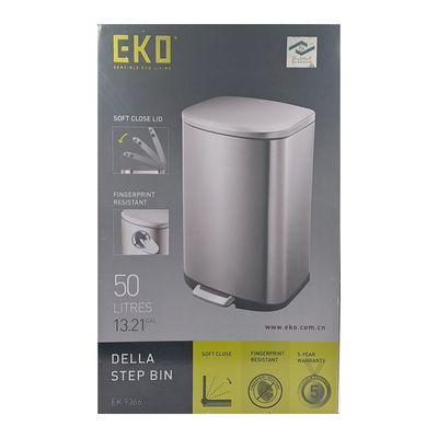 Eco Bucket Stainless Steels With Cover 50L - 91154