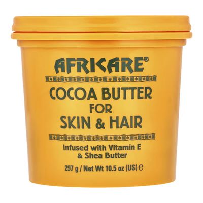Cococare Afrikare Cocoa Butter for Skin & Hair Infused with Vitamin E & Shea Butter - 297g