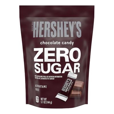 Hershey's Zero Sugar Chocolate Candy And Aspartame Free (Imported) - 144g