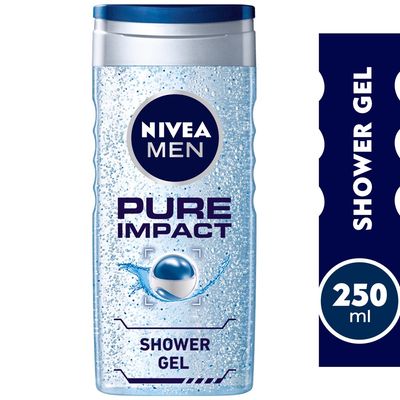 Nivea Shower Gel For Men Pure Impact Purifying With Freshness 250 ML
