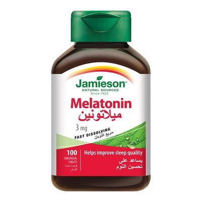 Jamieson Hypnotic & Calming Melatonin 3 Mg 100 Tablets