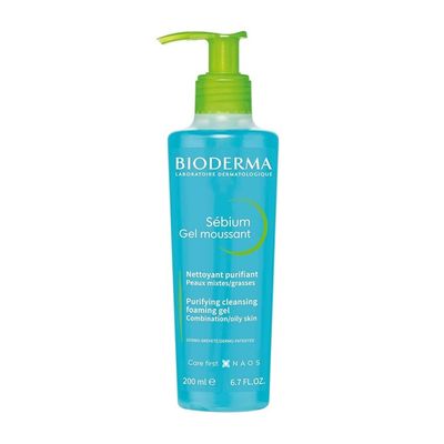 Bioderma Sébium Gel Moussant Purifying Cleansing Foaming Gel For Combination/oily Skin  - 200ml